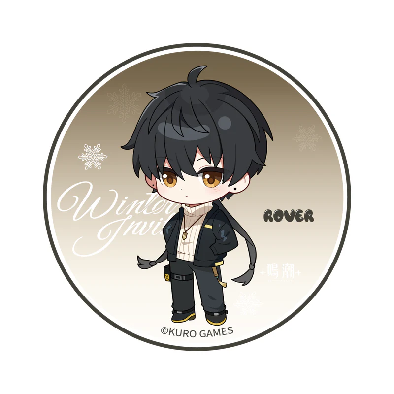 [Wuthering Waves] Winter Invitation Chibi Character Acrylic Coaster / Rover