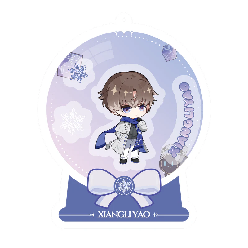 [Wuthering Waves] Winter Invitation Chibi Character Acrylic Shaker Keychain / Xiangli Yao