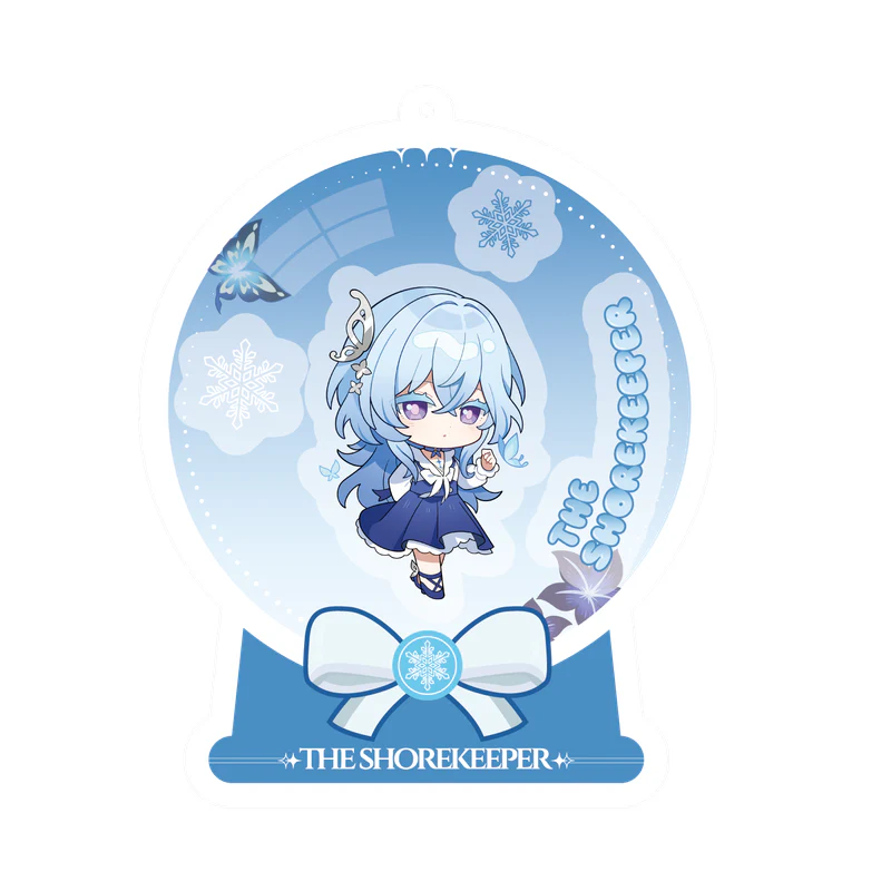 [Wuthering Waves] Winter Invitation Chibi Character Acrylic Shaker Keychain / The Shorekeeper