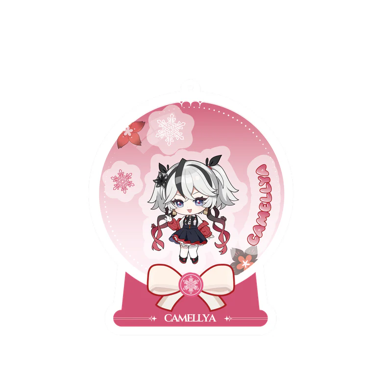 [Wuthering Waves] Winter Invitation Chibi Character Acrylic Shaker Keychain / Camellya