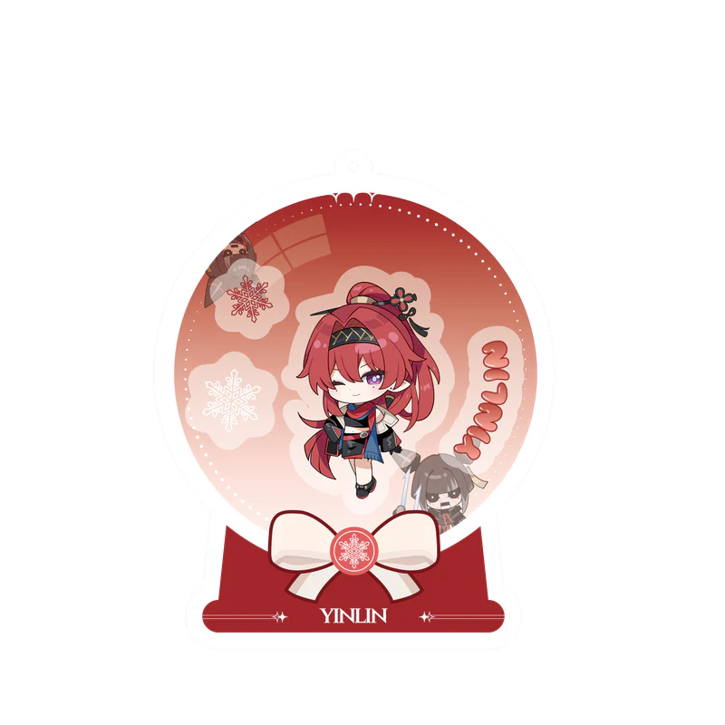 [Wuthering Waves] Winter Invitation Chibi Character Acrylic Shaker Keychain / Yinlin