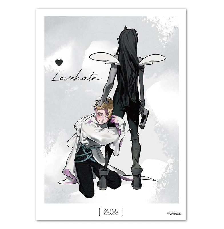 (Goods - Artboard) Alien Stage Illustration Artboard DLC: Love Hate Hyuna & Luka