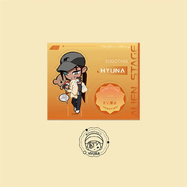 (Goods - Acrylic Stand) Alien Stage Love Series Acrylic Stamp Stand Hyuna