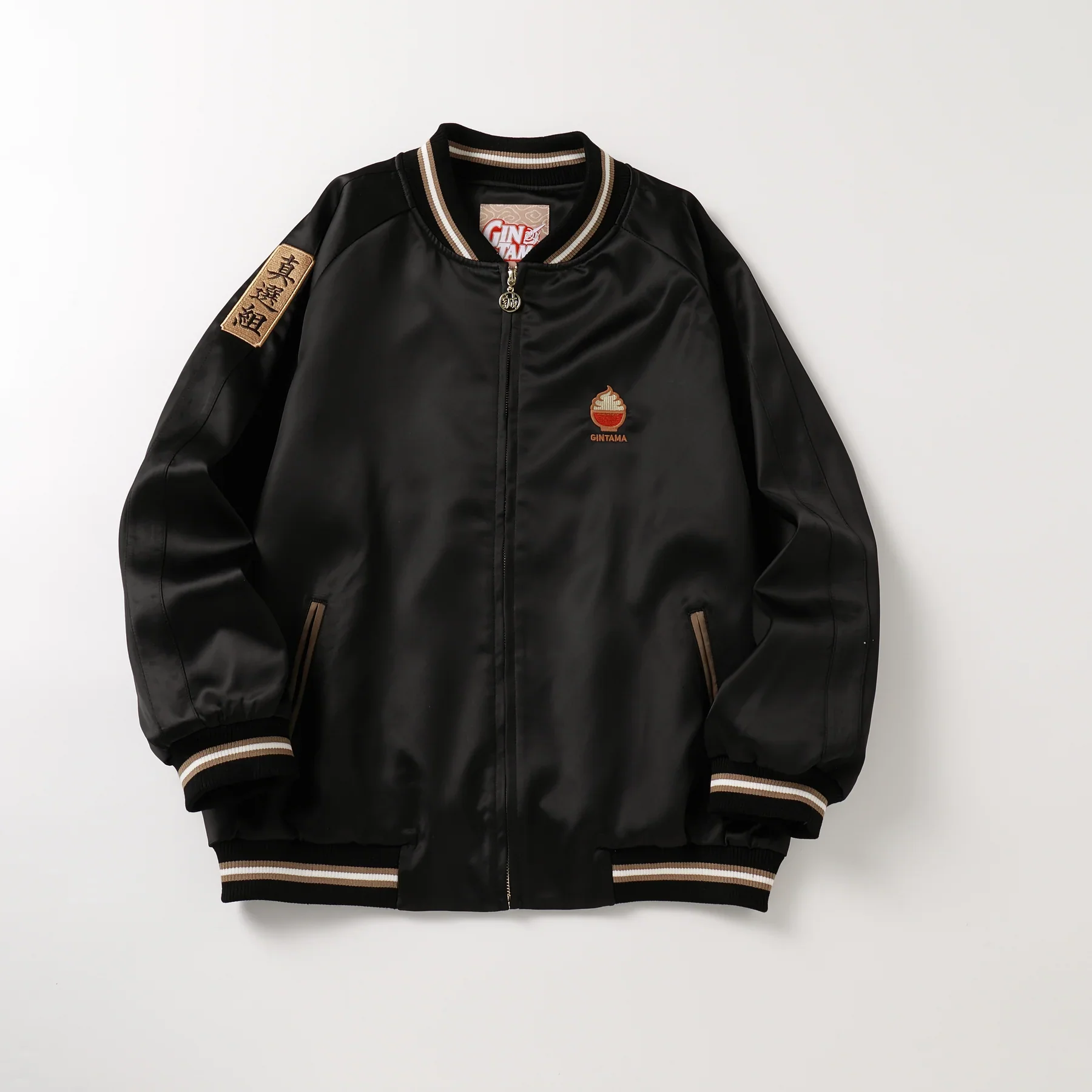 (Goods - Apparel) Bibisama Bomber Jacket Gintama Black - Image 2