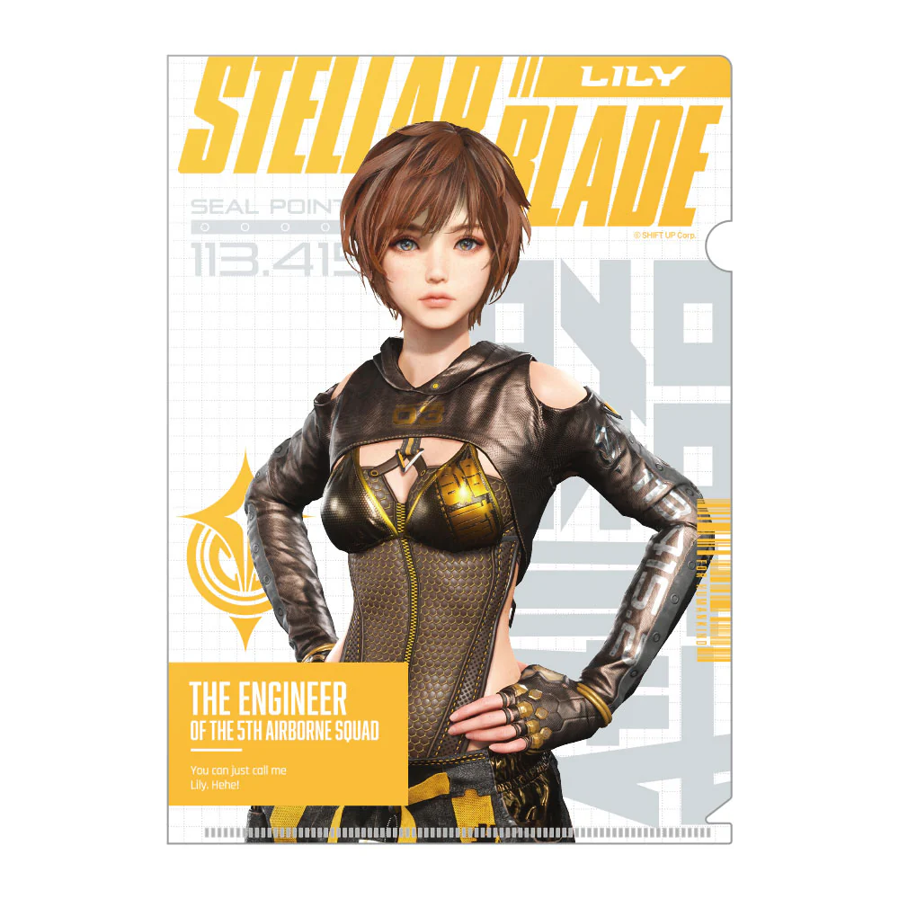 (Goods - Clear File) Stellar Blade File Folder Lily