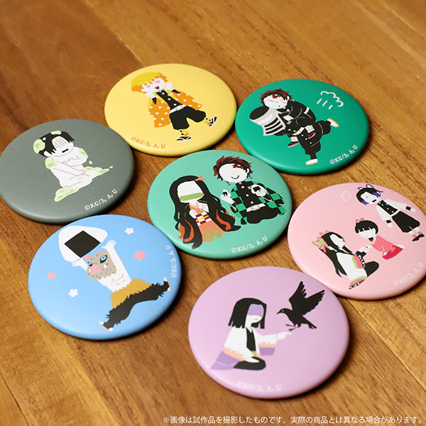 [Demon Slayer: Kimetsu no Yaiba] Chara Badge Collection Yuru Palette A (Blind Box -Single) - Image 2