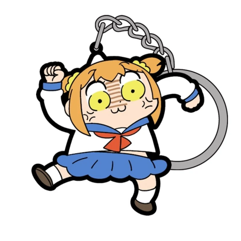 (Goods - Keychain) [Pop Team Epic] Popuko(angry) TSUMAMARE Keychain
