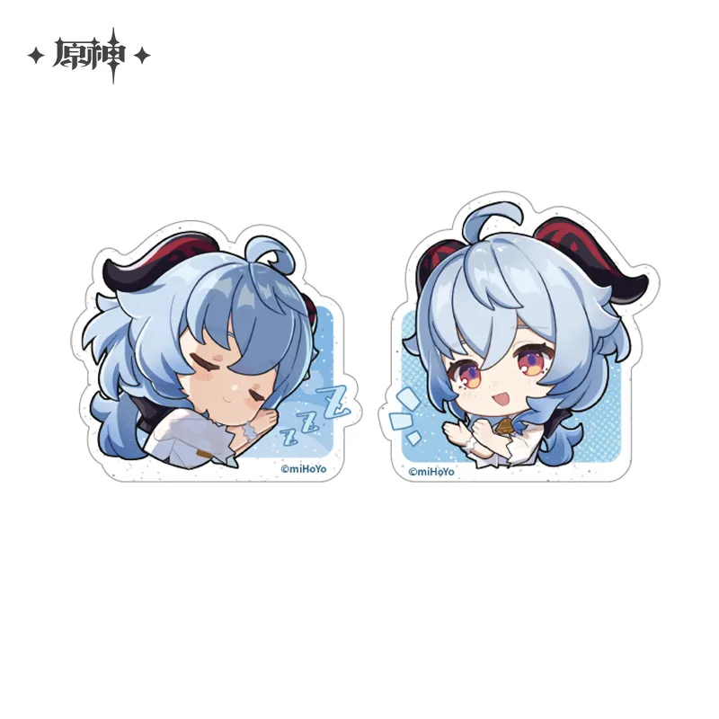 [Genshin Impact] Joy of the Heart Series Acrylic Clip (Set of 2) - Ganyu