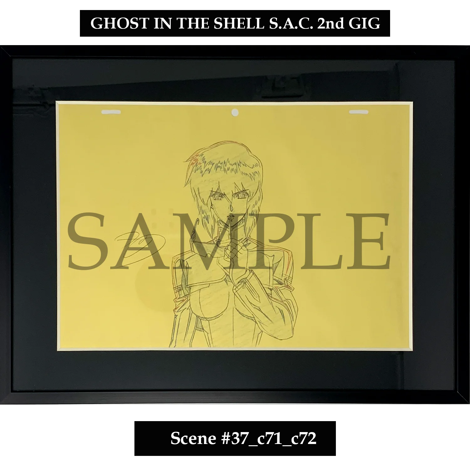 (Goods - Art Print) [Ghost in the Shell] Key Art Reproduction/ Scene 37_c71_c72 - Fine Arts