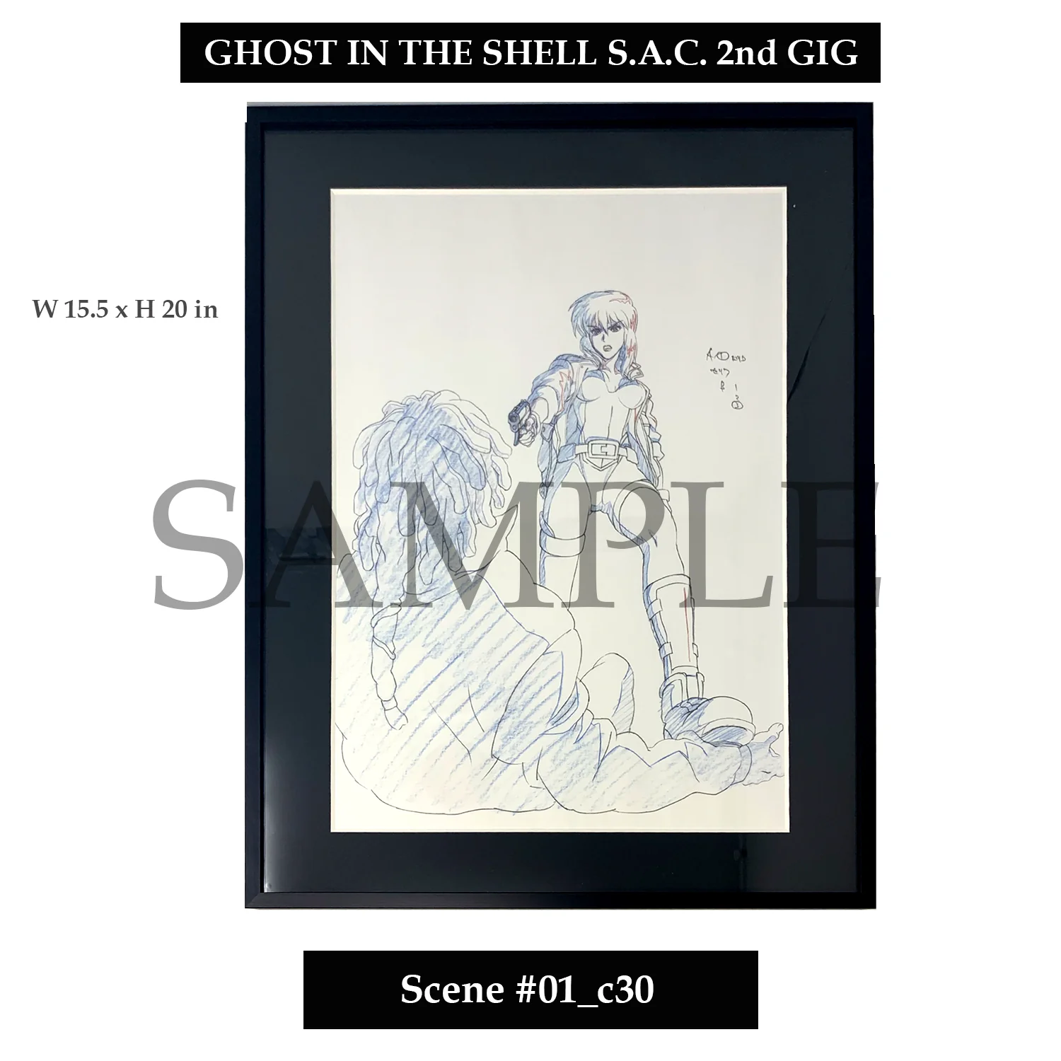 (Goods - Art Print) [Ghost in the Shell] Key Art Reproductions Scene #01_c30 - Fine Arts