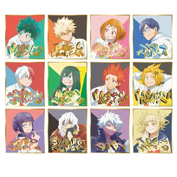 (Goods - Artboards) My Hero Academia Visual Artboard Collection Brushstroke 4 (Blind Box -Single)