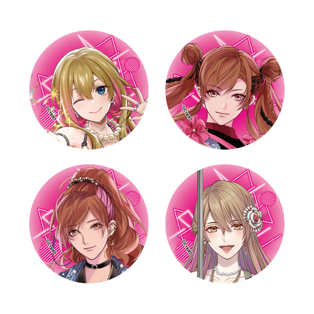[Ikemen Series] Fight for Love MC Can Badge Set