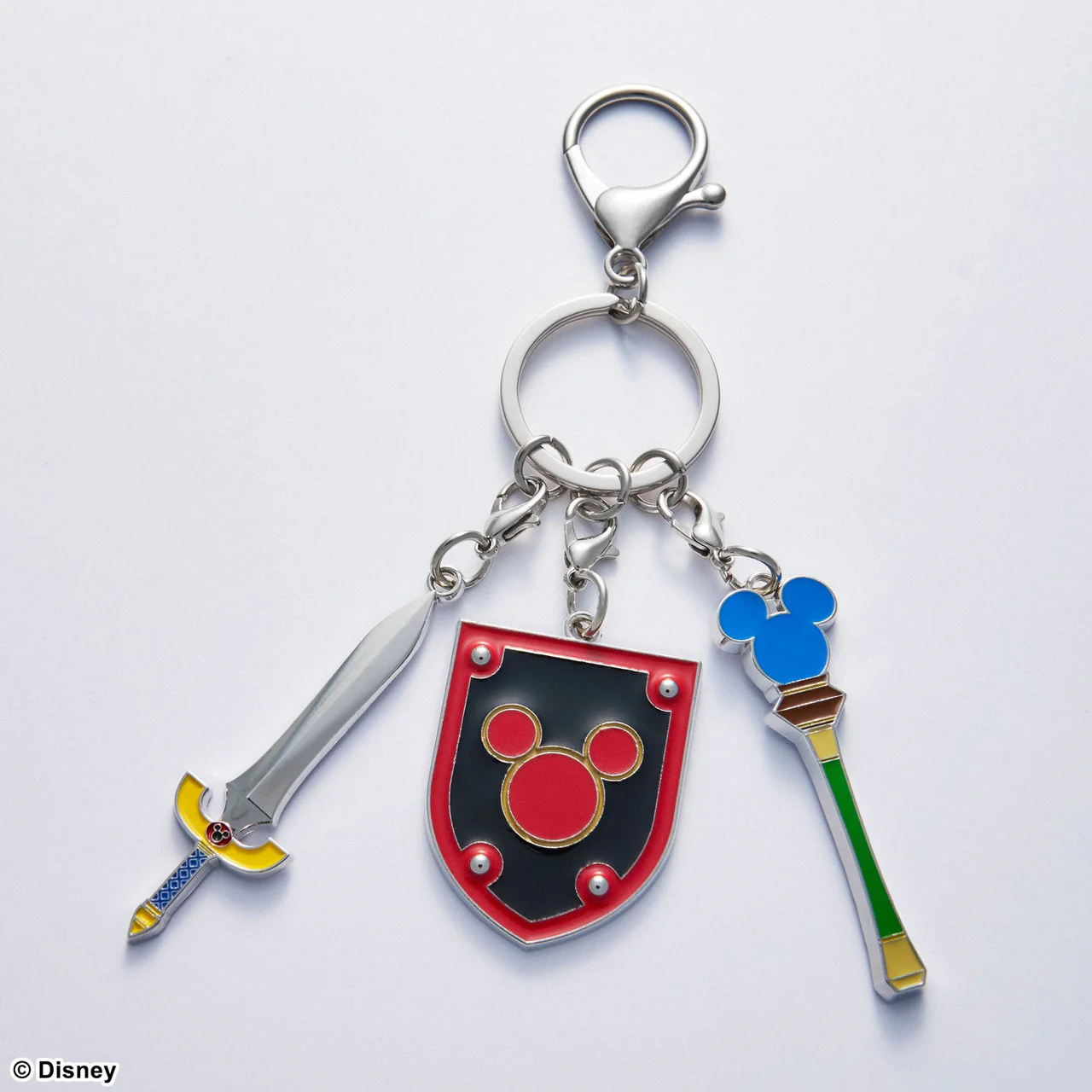 [Kingdom Hearts] Dream Sword, Rod, Shield Metal Keychain