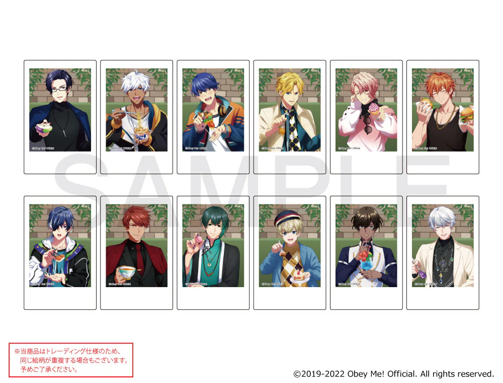 [Obey Me!] mixx garden Heartthrob Cafe Meguri Photo Card (Blind Box -Single)