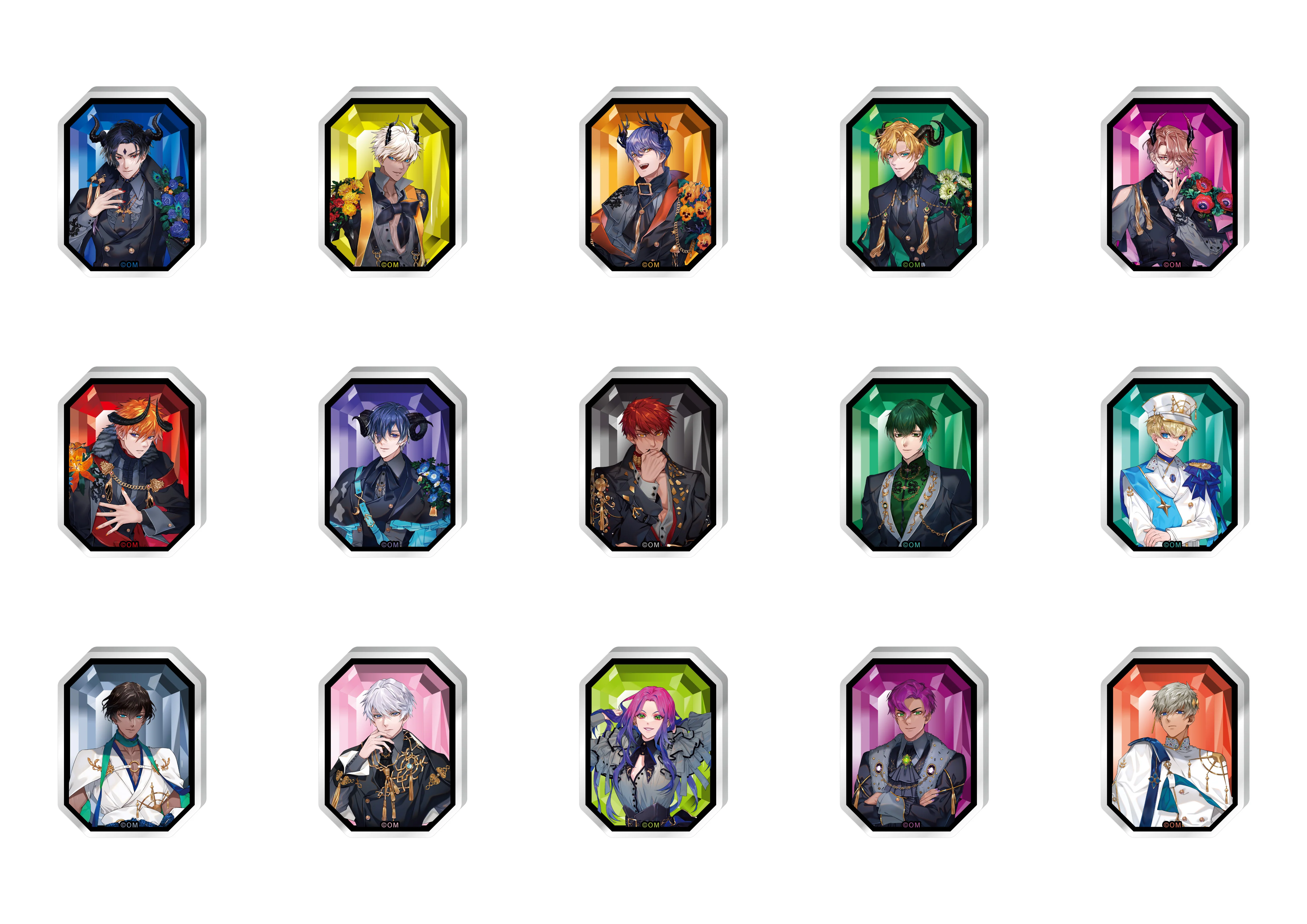[Obey Me!] 5th Anniversary Acrylic Badge (Blind Box -Single)