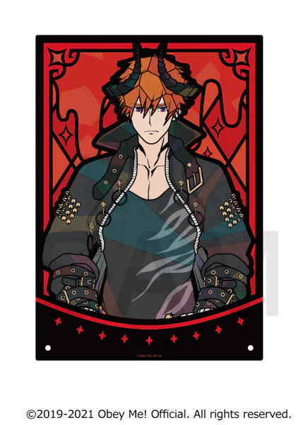 [Obey Me!] Stained Glass Style Acrylic Art Panel Beelzebub