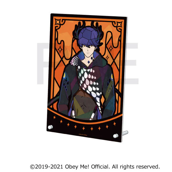 [Obey Me!] Stained Glass Style Acrylic Art Panel Leviathan - Image 2