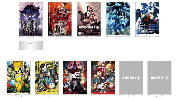 (Goods - Acrylic Stand)[PERSONA] 25th Anniversary Trading Acrylic Stand Release Ad. Recollection (Blind Box -Single)