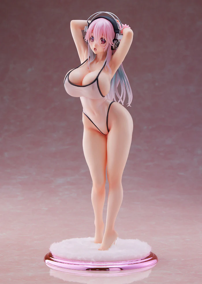 [Super Sonico] Super Sonico White Swimwear Style – 1/7 Scale Figure - Image 2