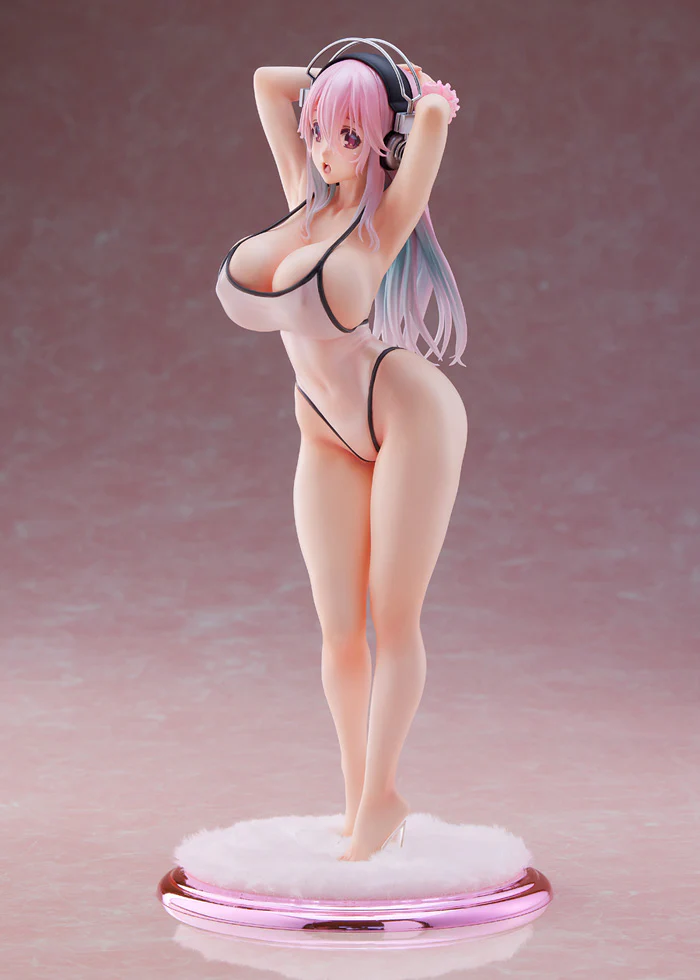 [Super Sonico] Super Sonico White Swimwear Style – 1/7 Scale Figure - Image 3